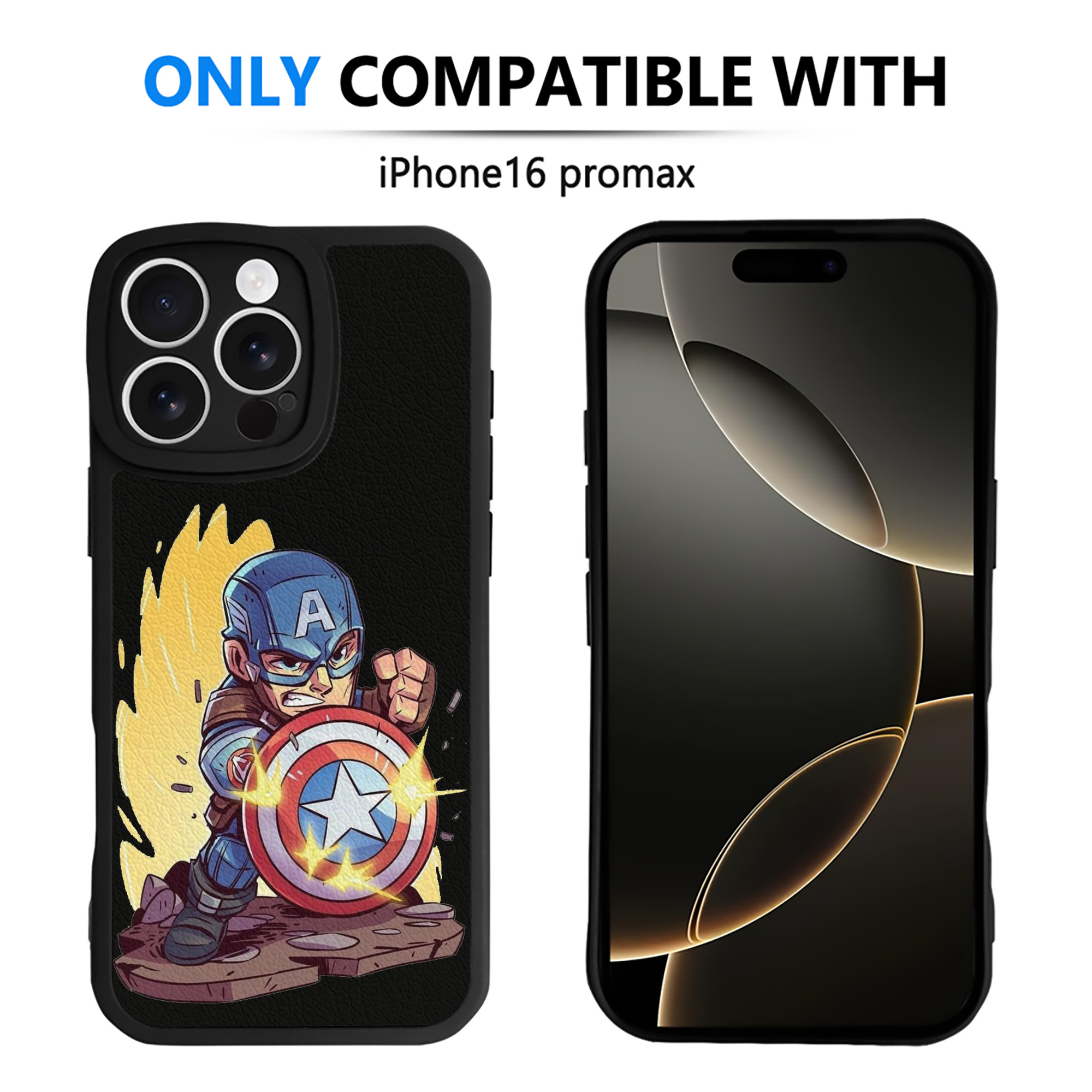 （画像用） アベンジャーズ The Avengers 【iPhone 16シリーズ対応】シリコンスマホケース（レザー調） 材質：シリコン
